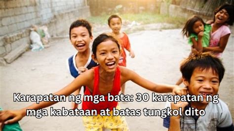 kayatan ng kabataan|Karapatan Ng Mga Bata: 30 Karapatan Ng Kabataan .